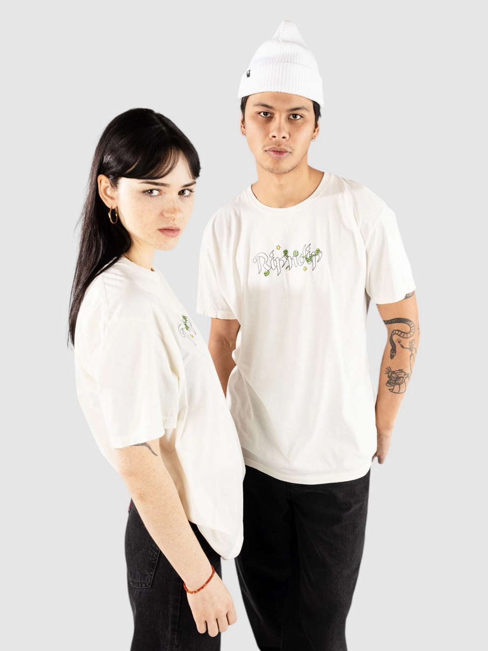RIPNDIP Alien Whisperer T-Shirt bone