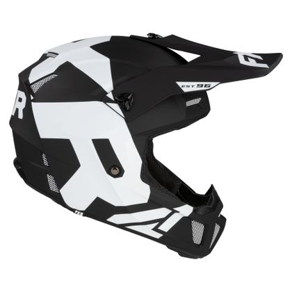 Casque cross FXR CLUTCH CX BLACK/WHITE 2021 - Noir / Blanc