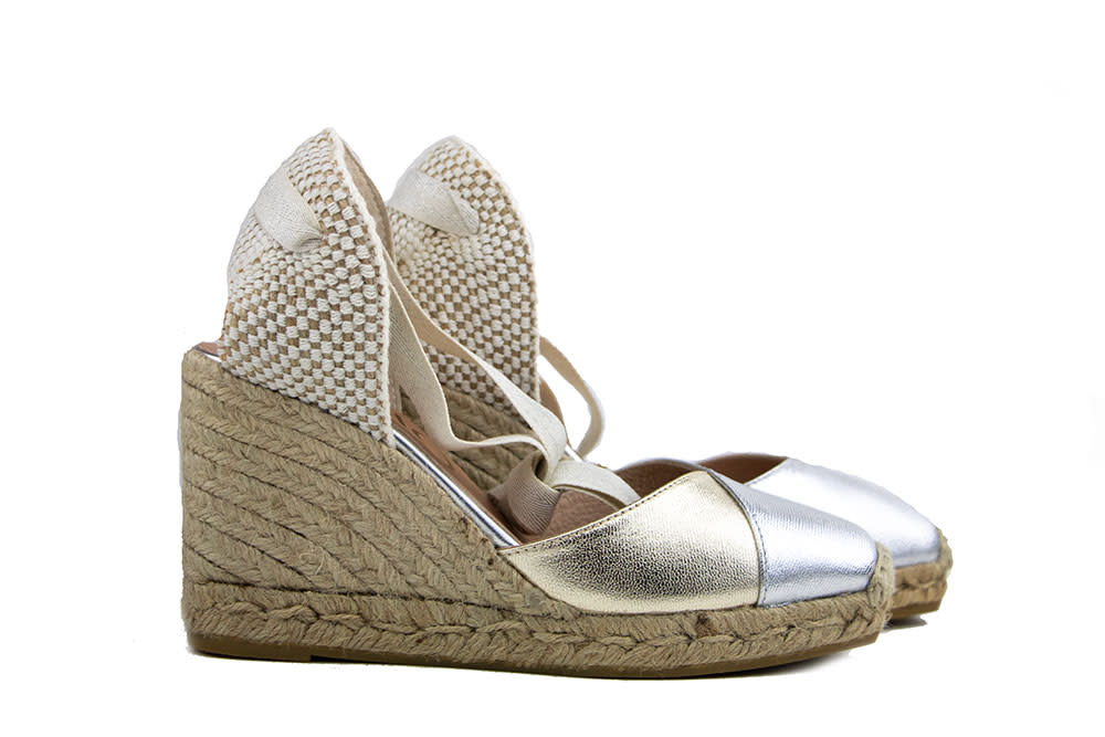 Gaimo Espadrille Yasmin Odin Silver Gold
