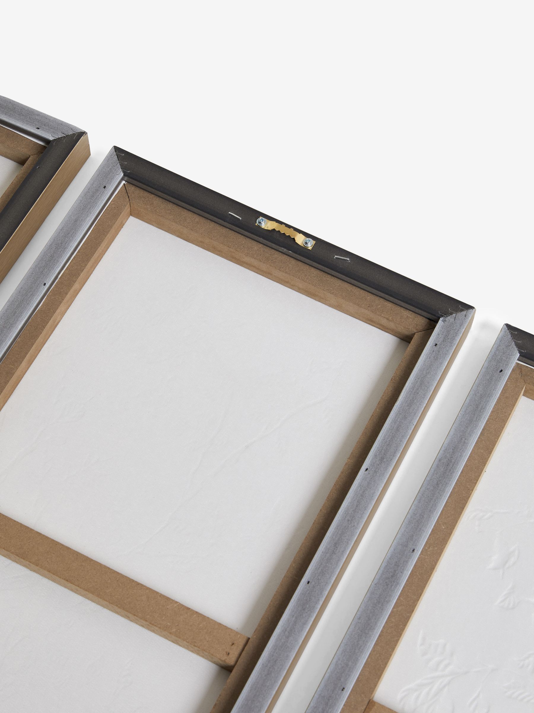Set van 3 ingelijste vintage bomendoeken voor aan de wand