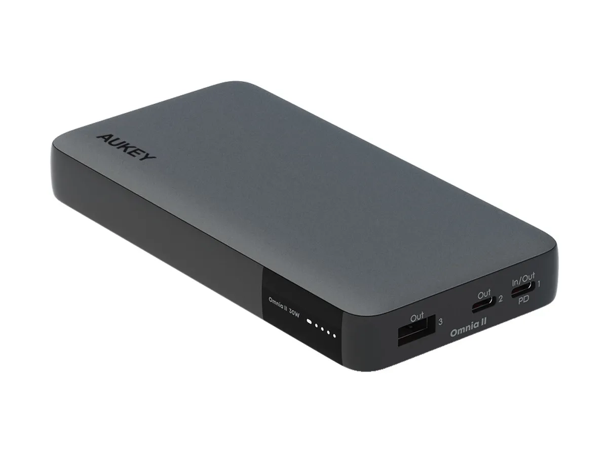 (30W) SprintX 20000mAh USB A / Dual USB C Powerbank Power Delivery Ladegerät mit LED Anzeige (PB-Y42) - Schwarz