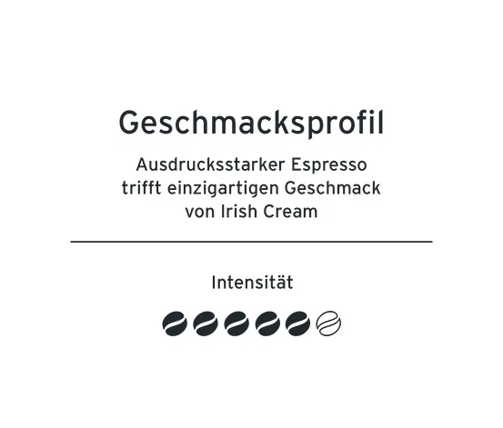 Cafissimo Flavoured Espresso – Irish Cream – 10 Kapseln