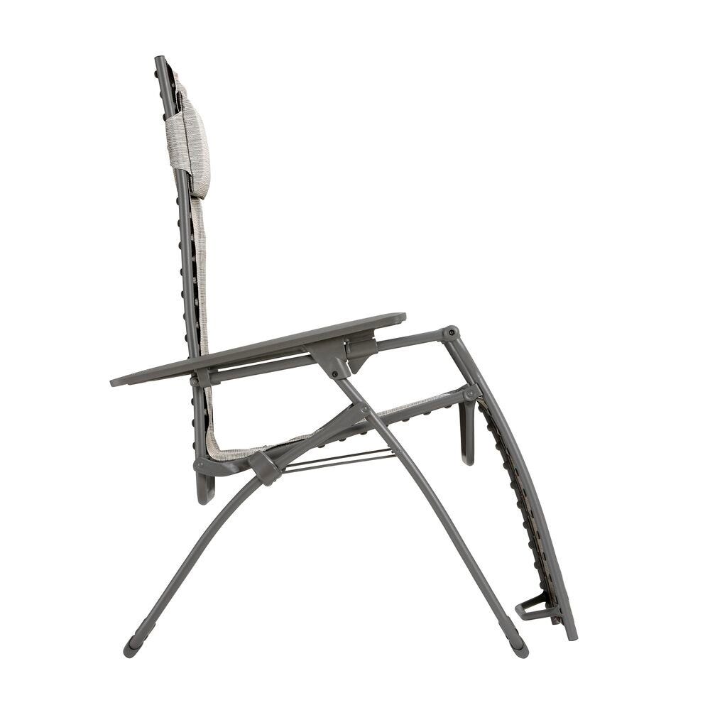 Zero-Gravity-Relaxliege Evolution Batyline® Duo Grau Galet