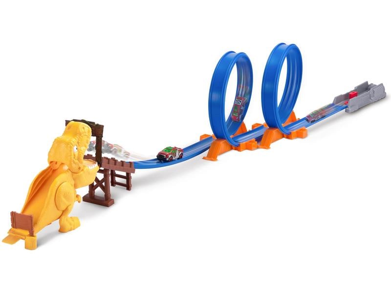 Metal Machines Metal Machines T-Rex Attack Rennbahn-Spielset mit Dinosaurier