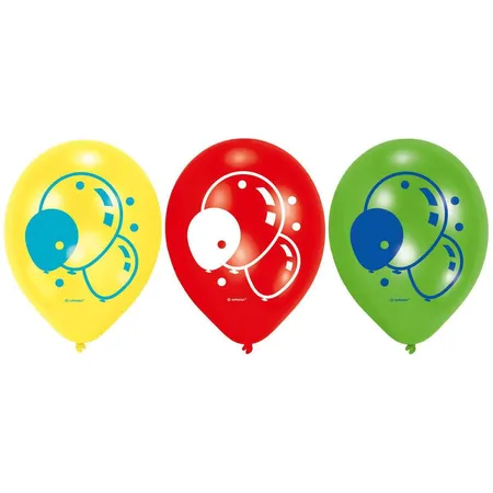 amscan Latexballons Ballons 6 Stück, 22,8 cm