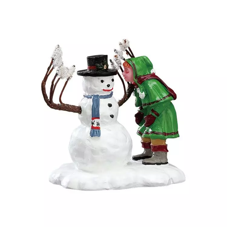 Personnage Lemax Amoureux de la neige