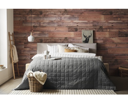 3D Ultralicht Barnwood wandpaneel, 19x120 cm, voor binnengebruik