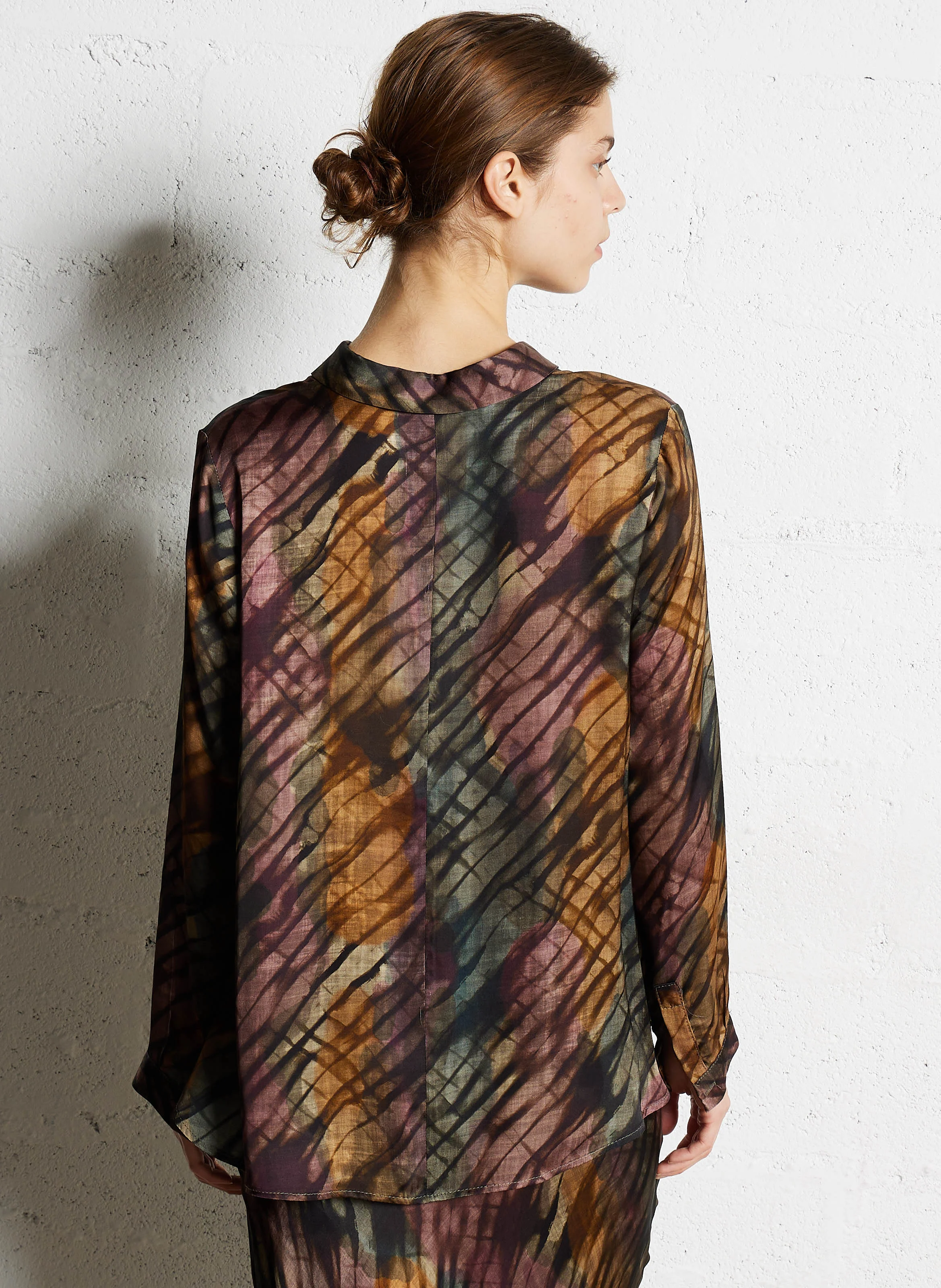 Chemise droite col classique | Multicolore