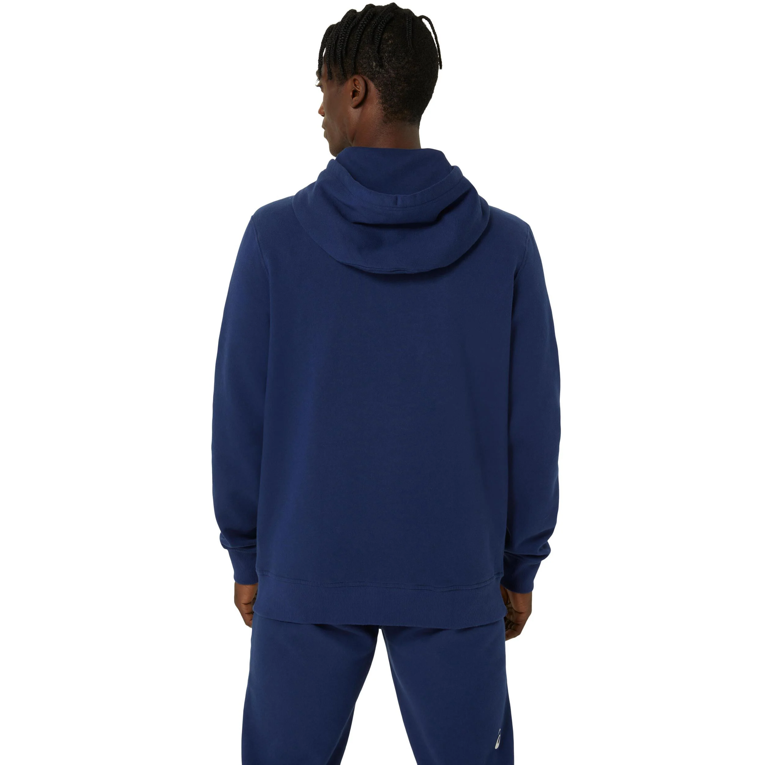 ASICS Logo Sweat À Capuche Hommes - Bleu Foncé