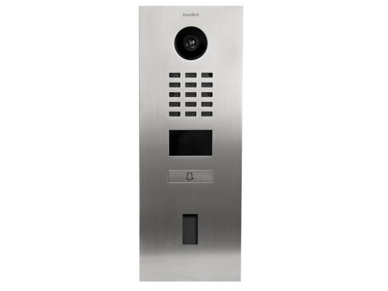 Doorbird IP Türstation D2101FV EKEY IP Video Türsprechanlage mit 1 Ruftaste und Integrationsoption für EKEY Fingerabdruckleser