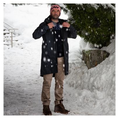 Veste 3/4 Imperméable Lagoped Grand Tetras Noir