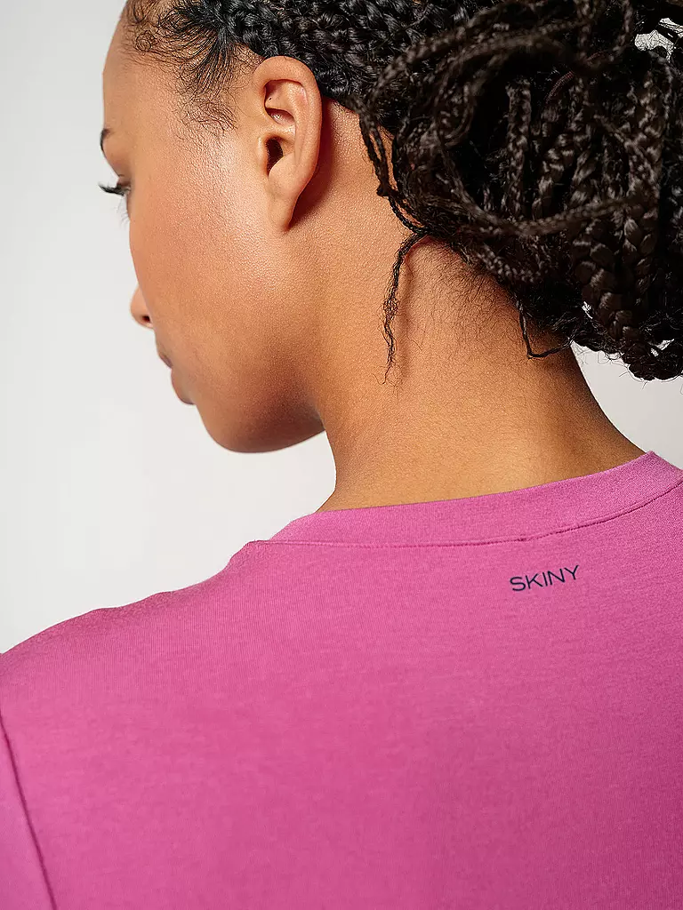 SKINY Loungewear T-Shirt beere