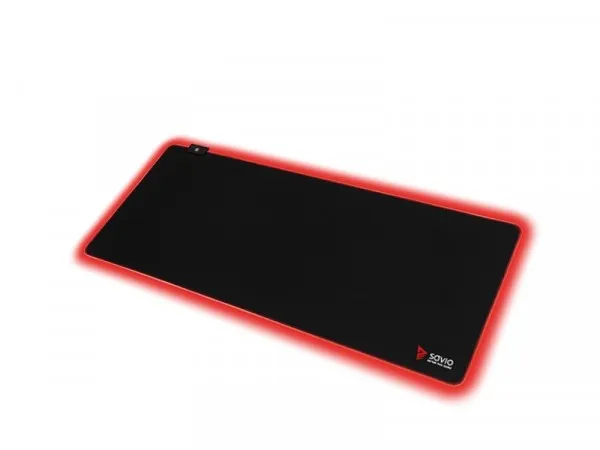 SAVIO GAMING Turbo Dynamic - Musemåtte - LED Edition - størrelse XL