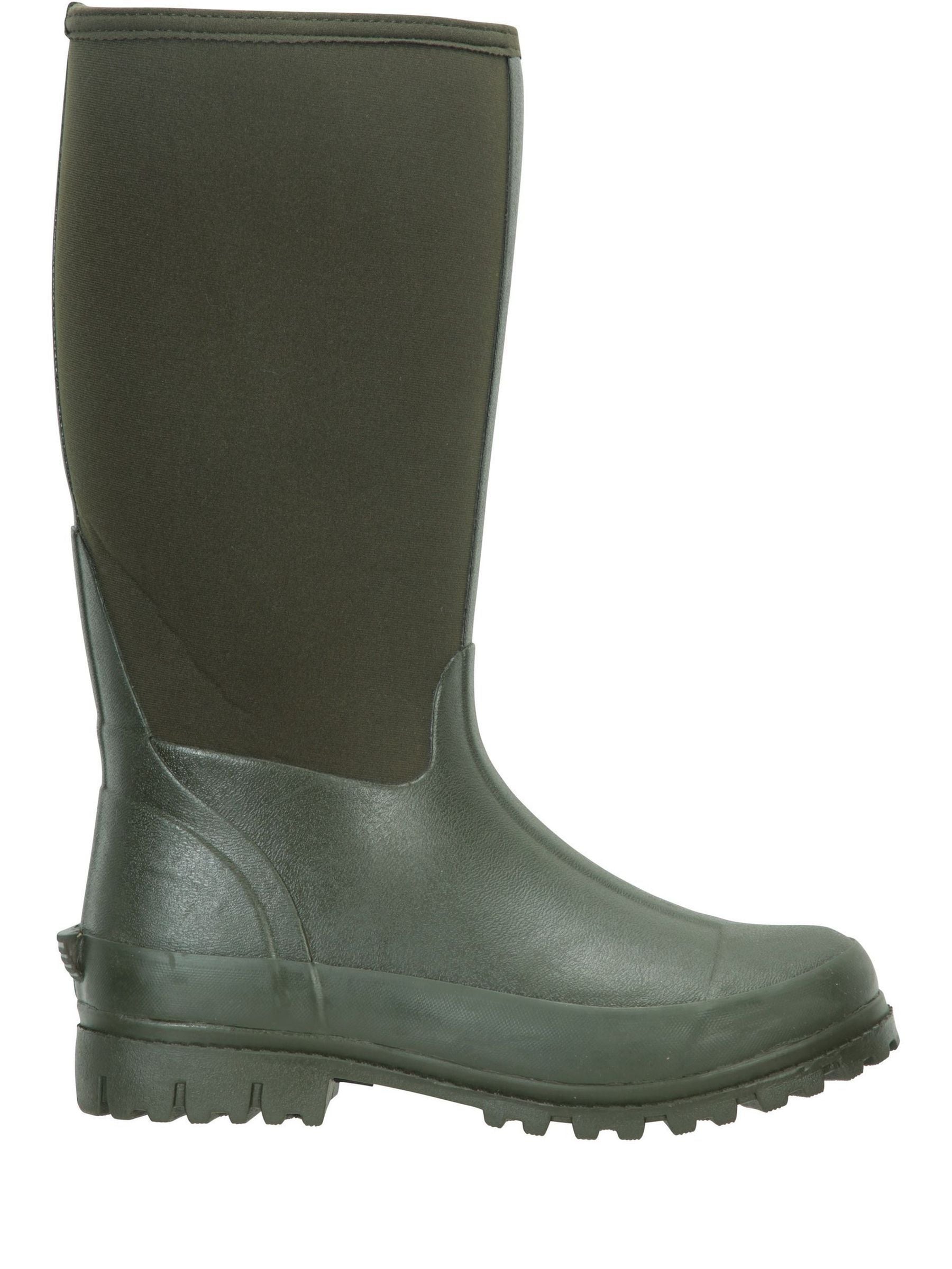 Groen - Mountain Warehouse hoge waterbestendige Mucker laarzen met neopreen voor dames