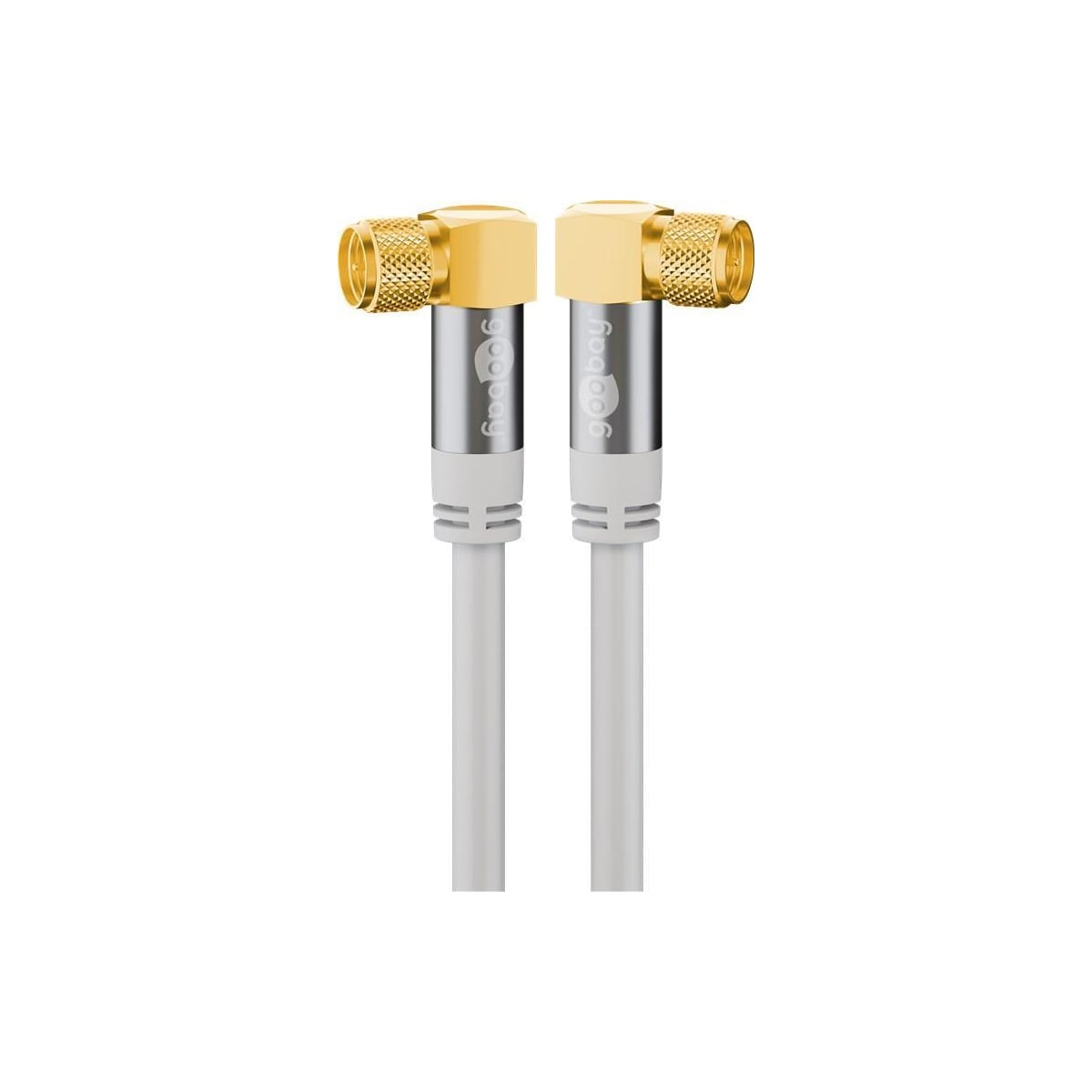 Goobay SAT-antennekabel (135 dB), 4x skjermet