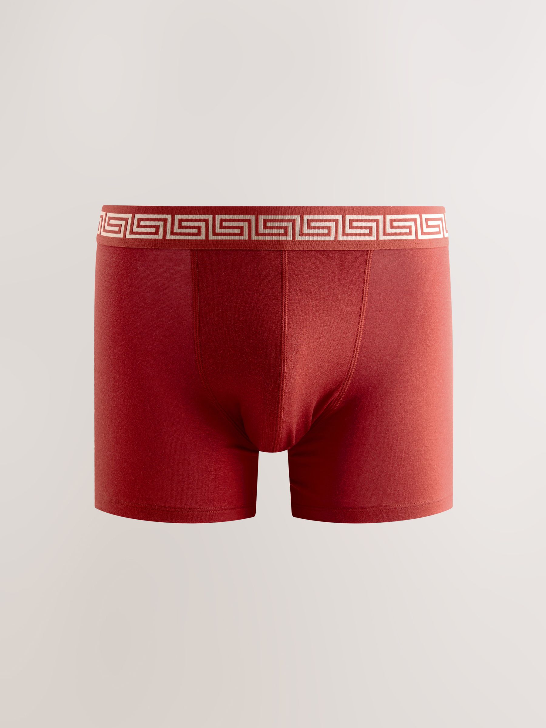 Marineblauw/Paars/Oranje/Naturel - Signature Comfort Zachte Boxershorts