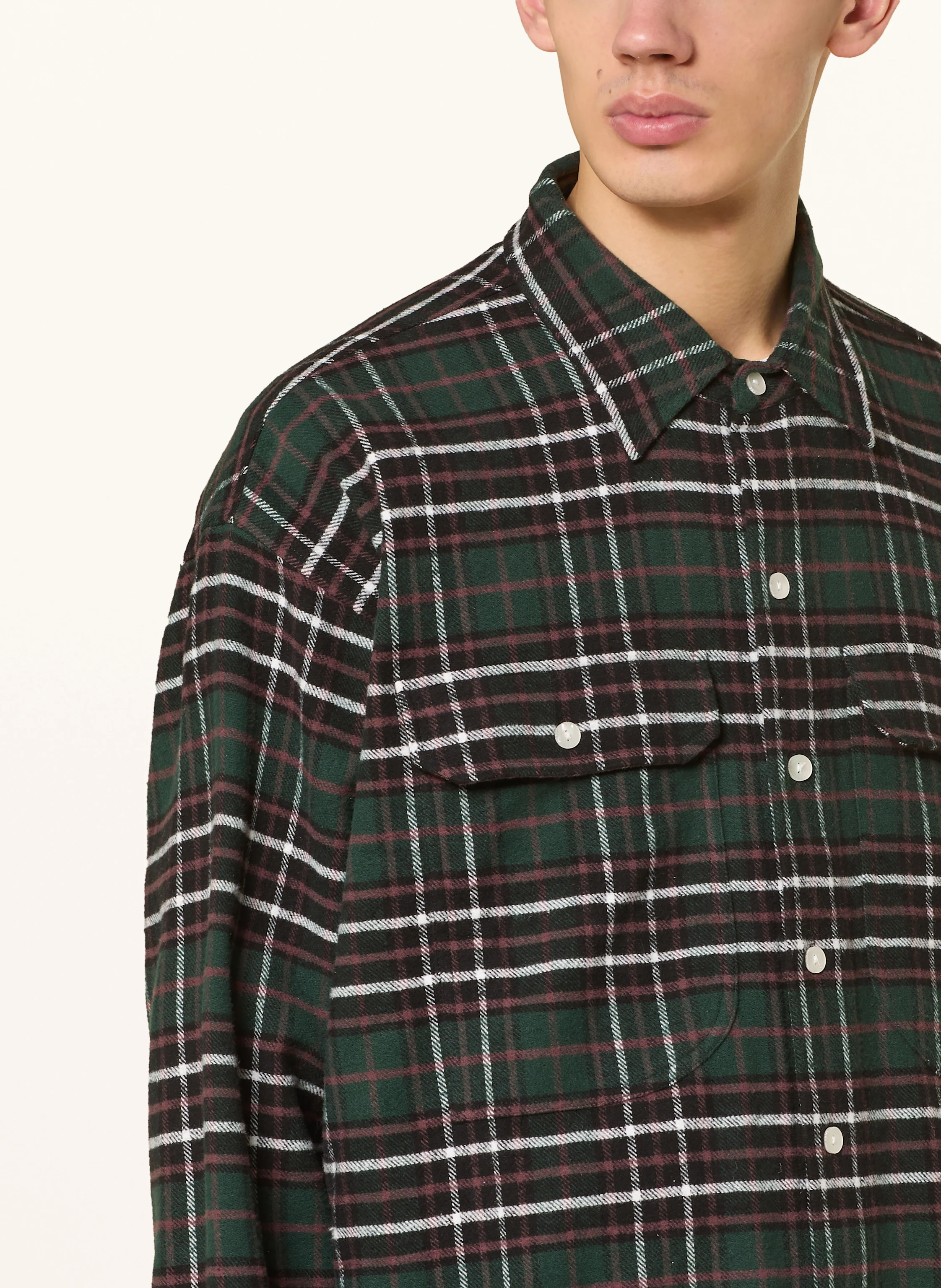 COLE BUXTON Overshirt aus Flanell