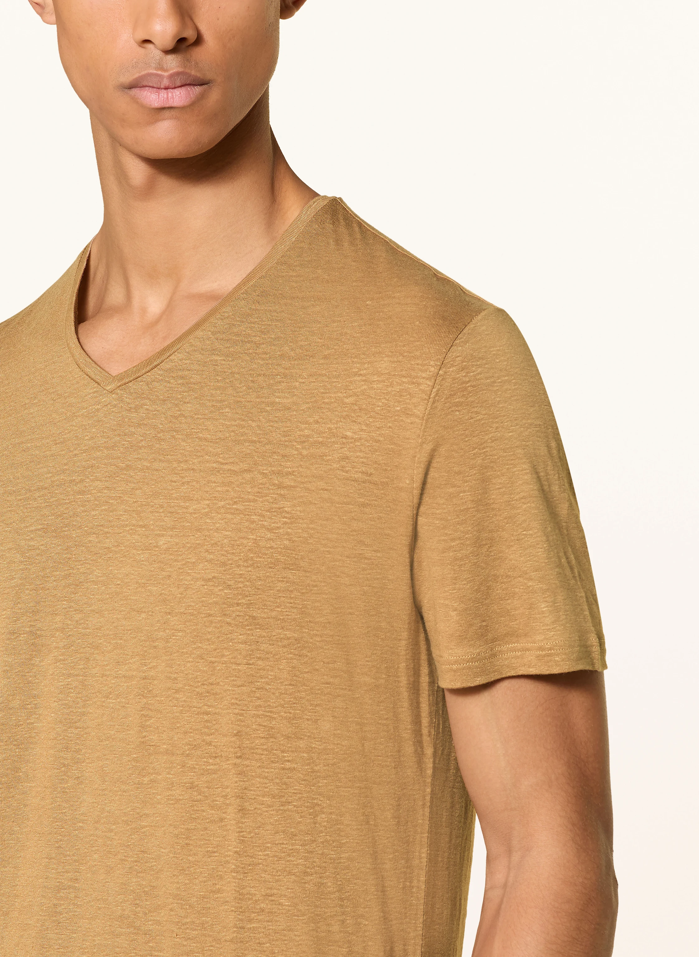 OLYMP T-Shirt aus Leinen