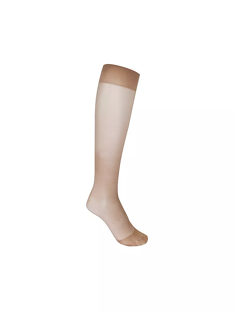 ITEM M6 Kniestrümpfe INVISIBLE 15 Den  milk chocolate hellbraun