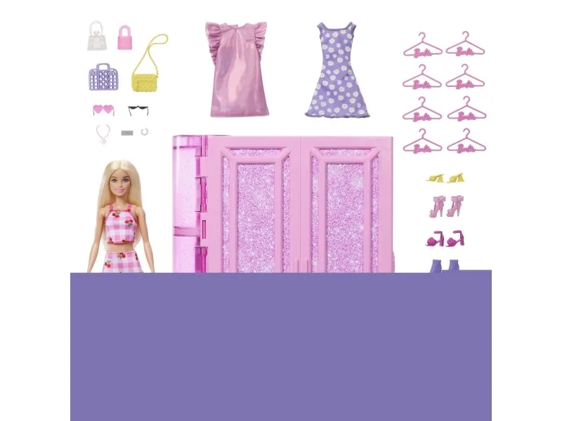 Barbie Fashion Fun Dream Closet w Doll