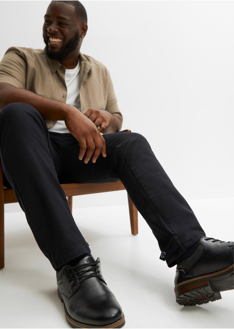 Pantalon chino Regular Fit, Tapered