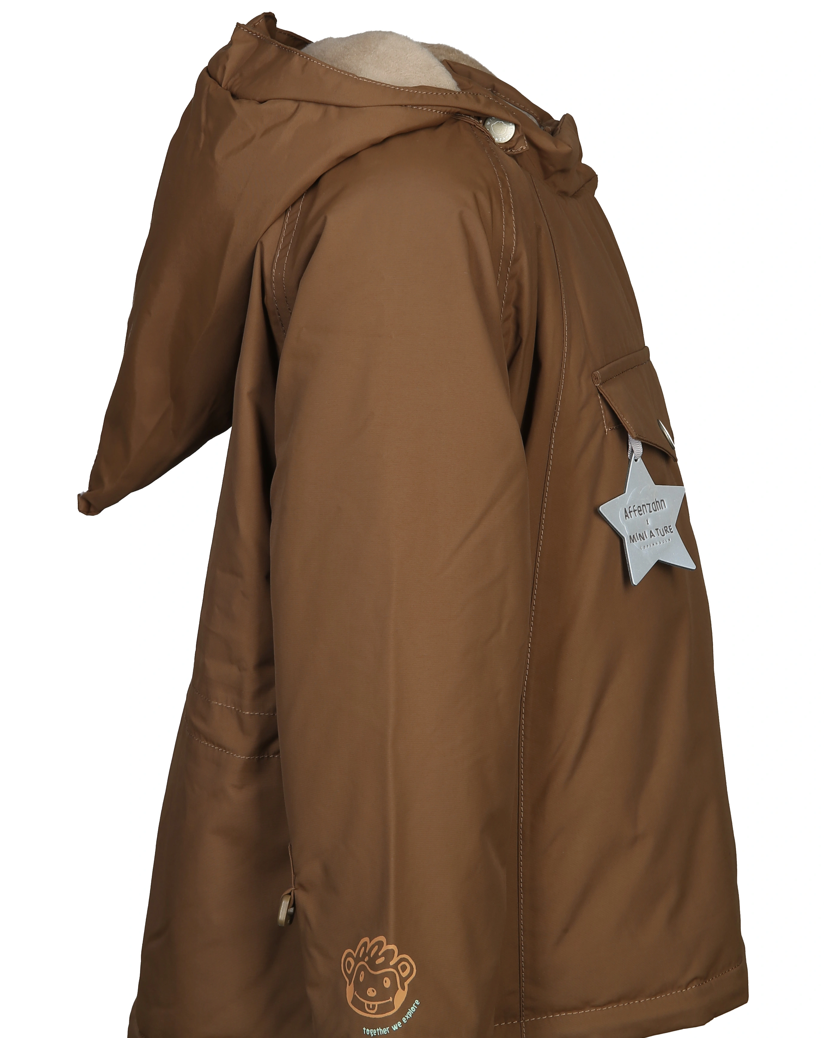 Winterjacke AFFENZAHN MATASLAUG in wood