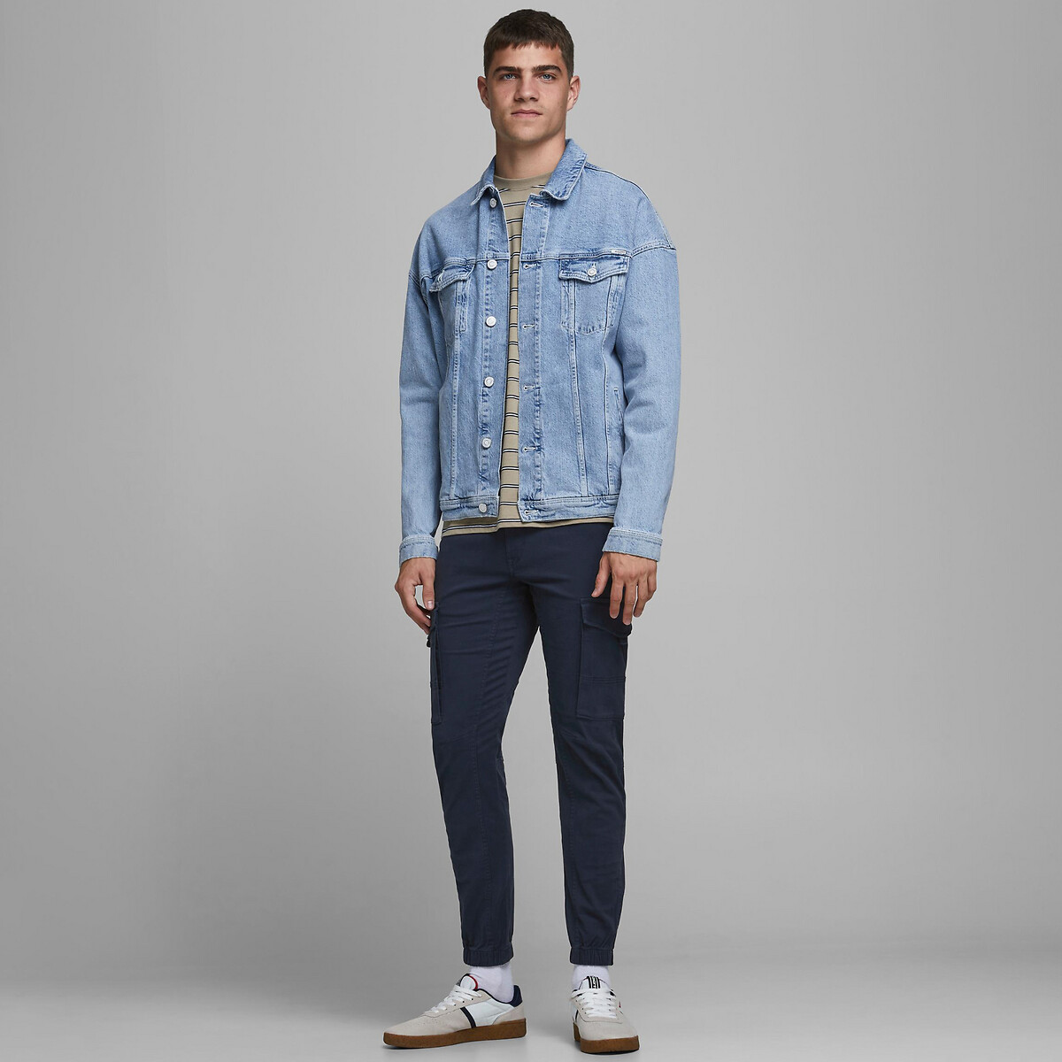 JACK & JONES<br>Calças cargo slim Jjipaul Jjflake