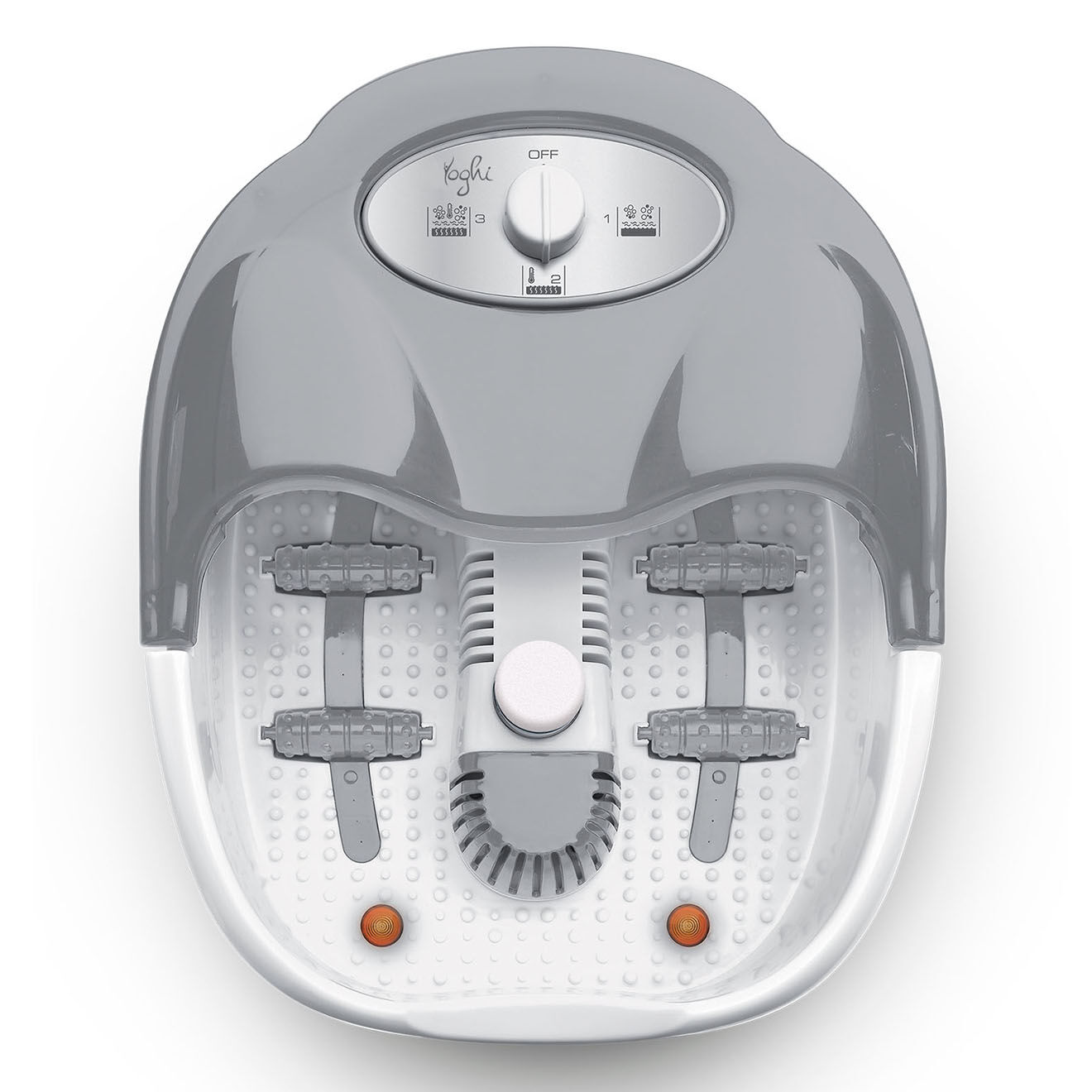 Yoghi Bain de pieds massant blanc/gris - 5 L