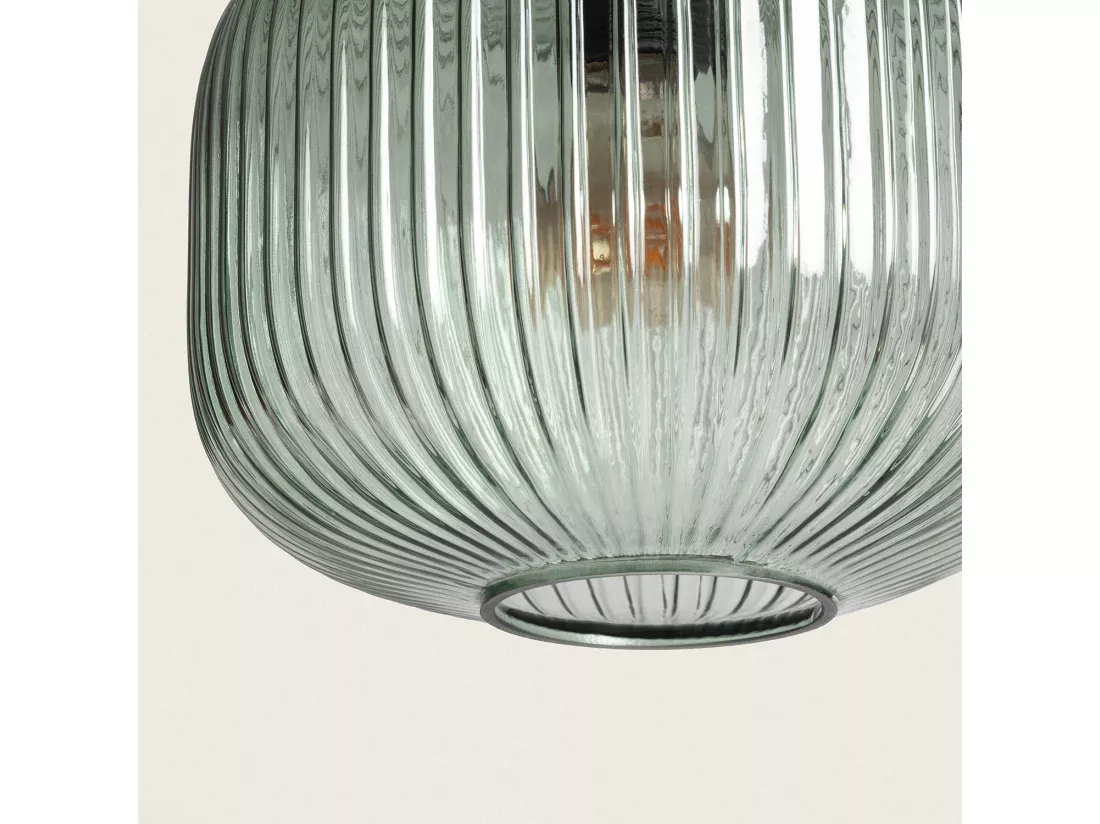 Suspension Verre Edwin Vert