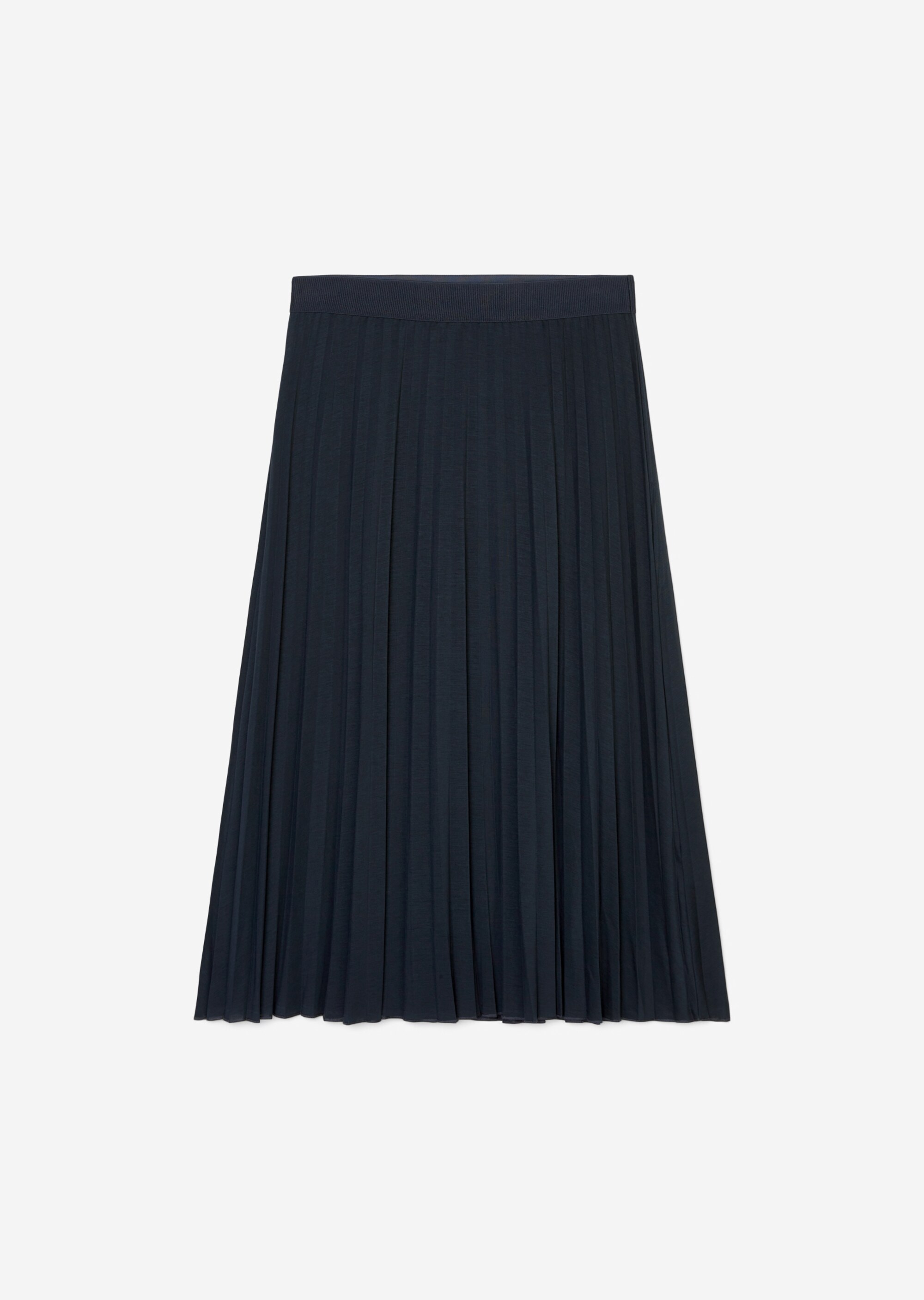 Ausgestellter Jersey-Plissee-Rock aus Tencel™ Lyocell