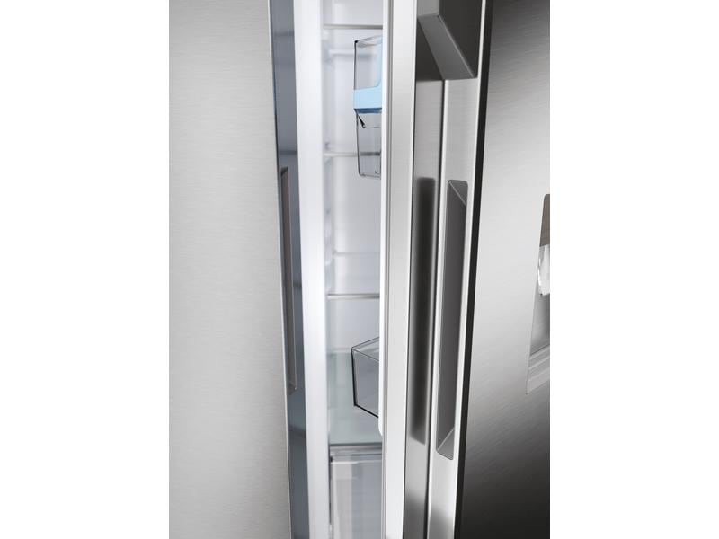 Haier Foodcenter HSR5918DWMP Silber Side by Side Kühlgerät