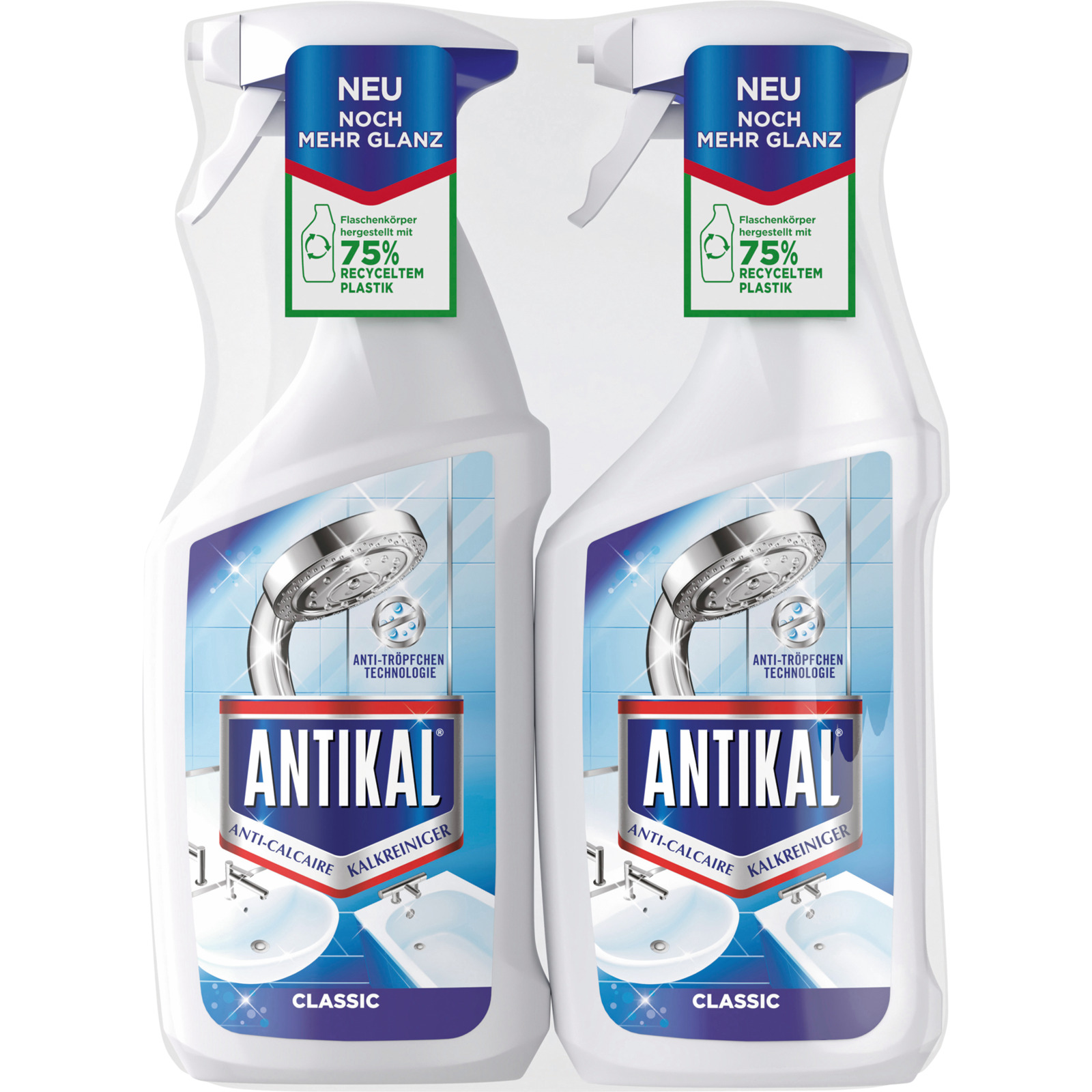 Antikal Sprühflasche 2x750ml