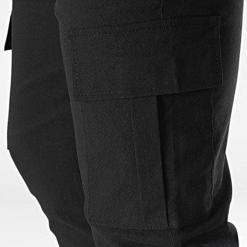 Lot De 2 Pantalons Cargo Noir Bleu Marine