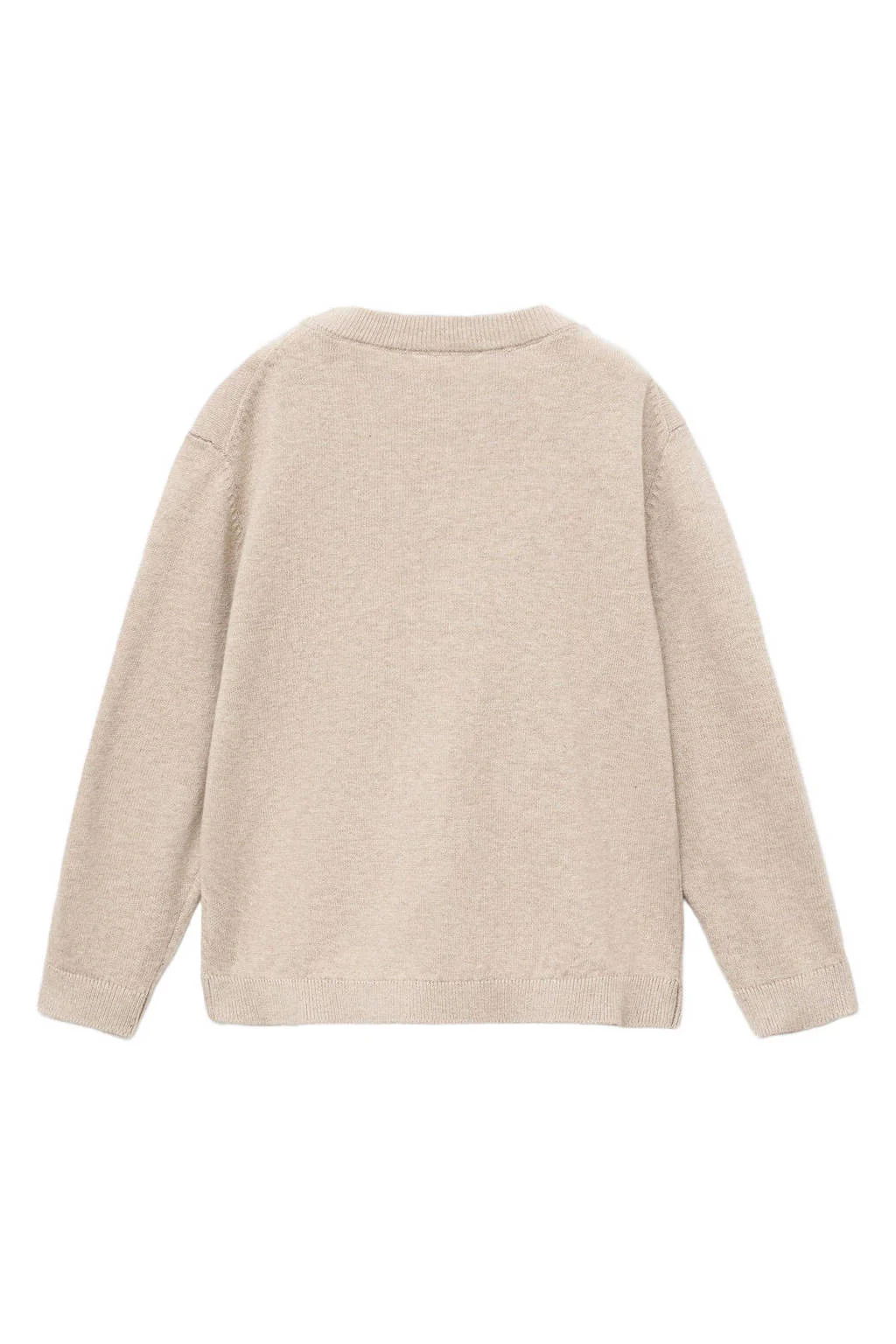Mango Kids trui beige gebreid