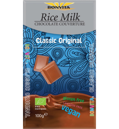 Bonvita Rijstmelk Chocolade Melk Bio (100 gr)
