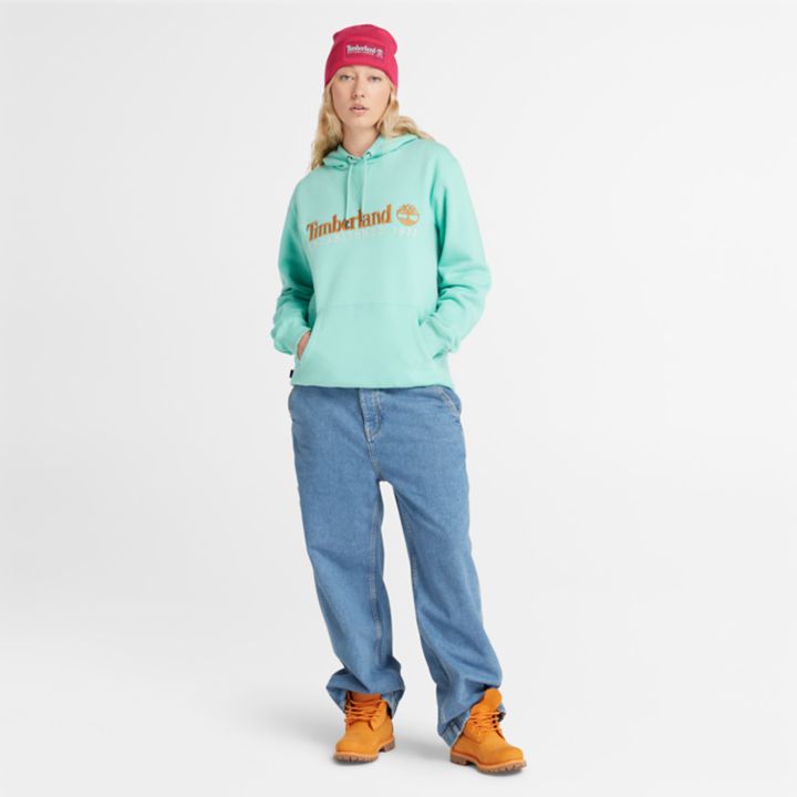 Moletom com capuz Timberland 50º Aniversário na cor verde-azulada