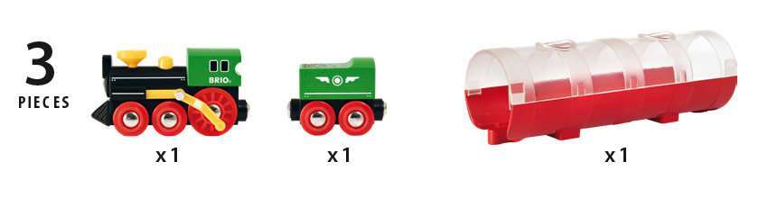 BRIO Spiel Tunnel Box Dampflokzug