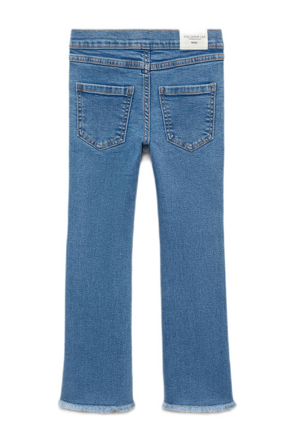 Mango Kids broek medium blue denim