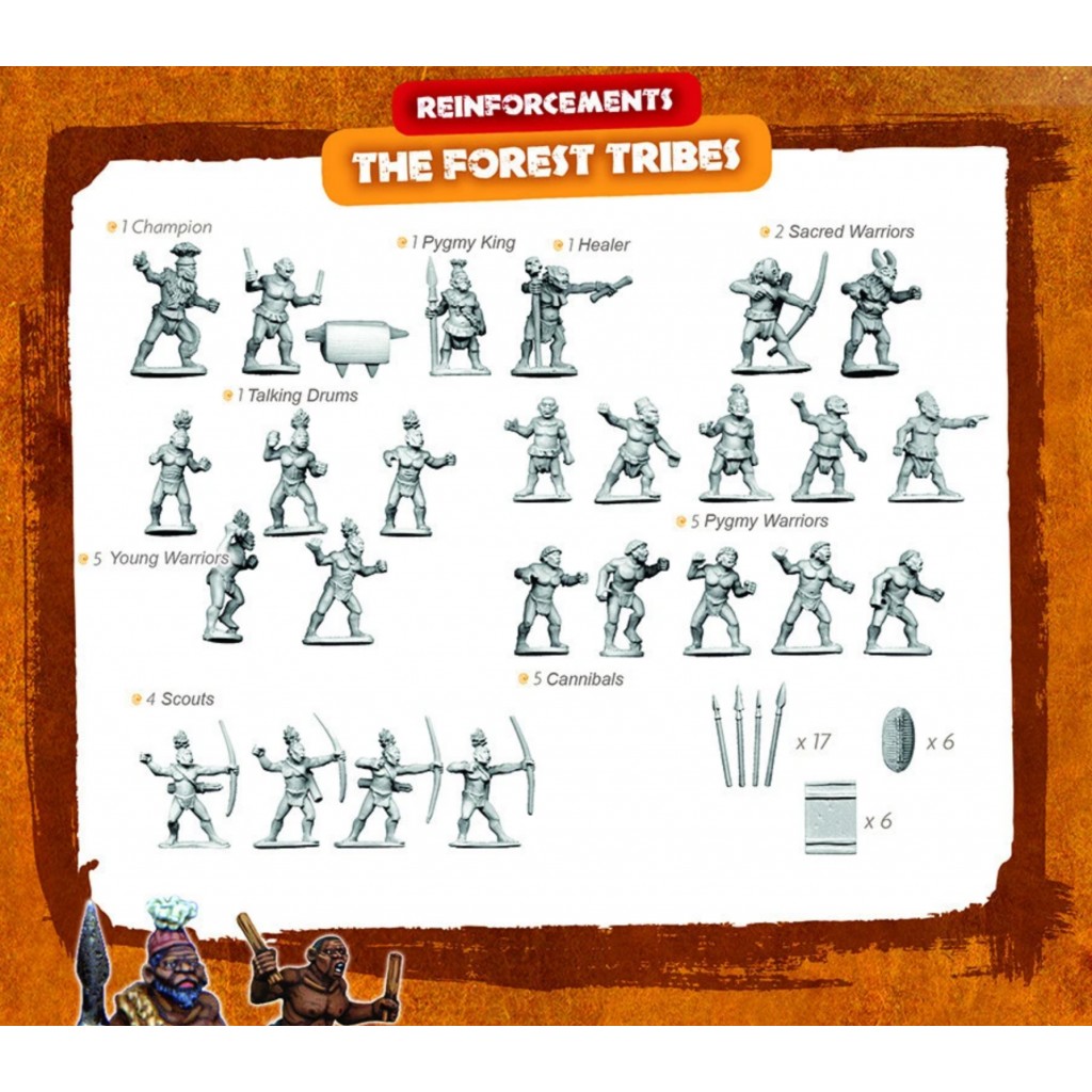 Congo - Renforts des Tribus des Forêts
