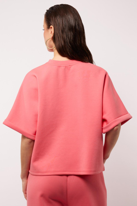 Fluresk roze dames t-shirt