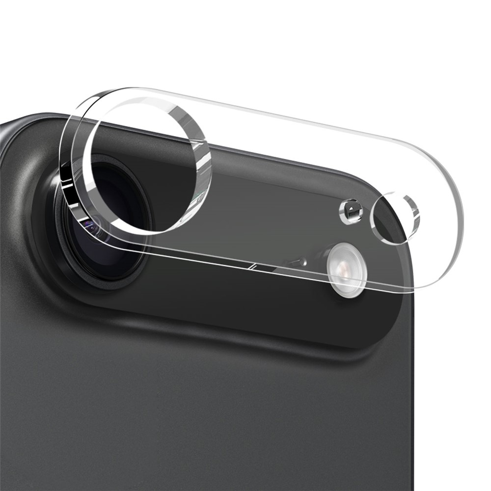 iPhone Air 3in1 Gummi Case Hülle mit Panzer Glas Display- / Kameraschutz - Transparent