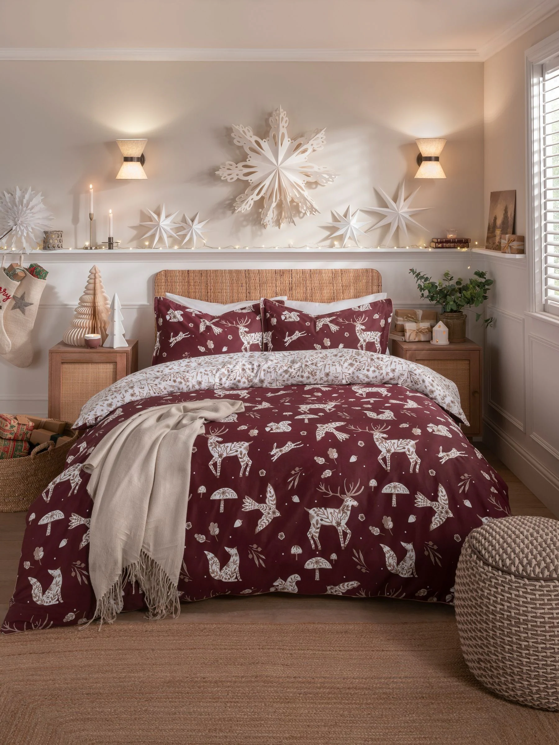 Cooper and Gray Christmas Nordic Duvet Cover Set