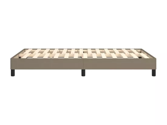 Sommier à lattes de lit Taupe 120x200 cm Tissu