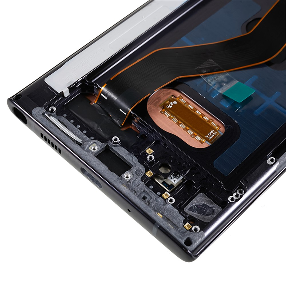 Samsung Galaxy Note 10  Plus / 10  Plus 5G Ersatzdisplay OLED Touchscreen Digitizer Bildschirm Reparatur – Schwarz