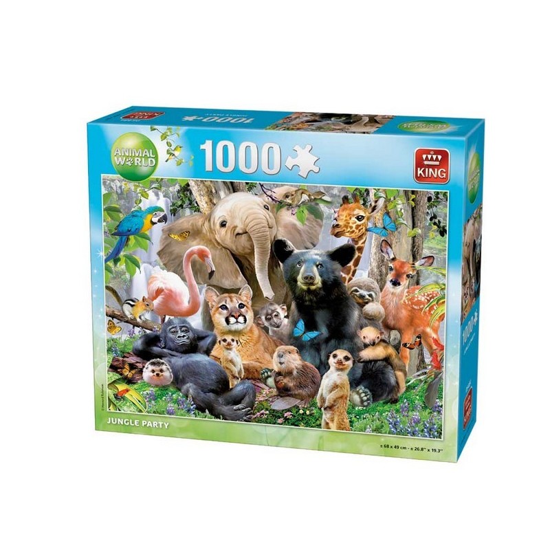 Puzzle 1000 pièces - Jungle party