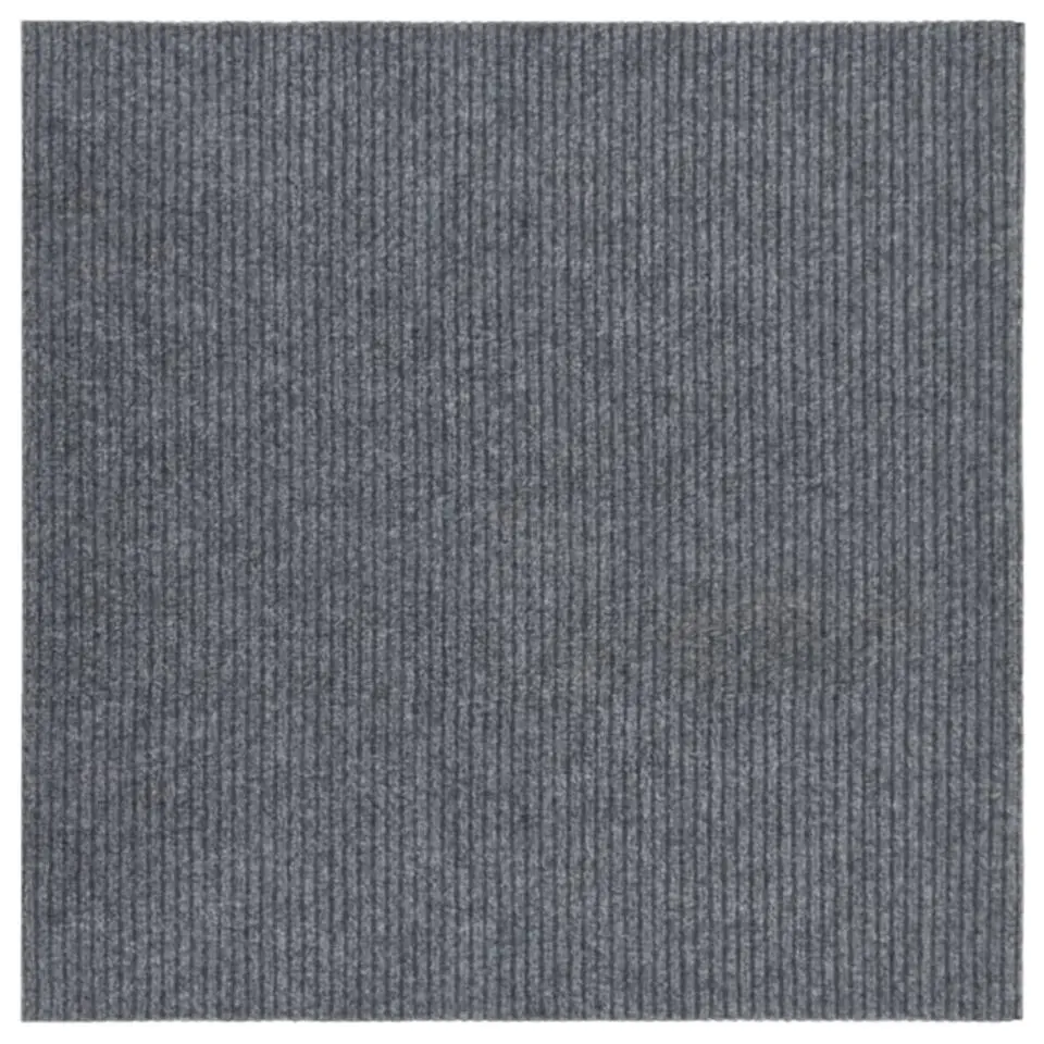 vidaXL - Droogloopmat - Grijs - Polypropyleen - 100 x 100 cm