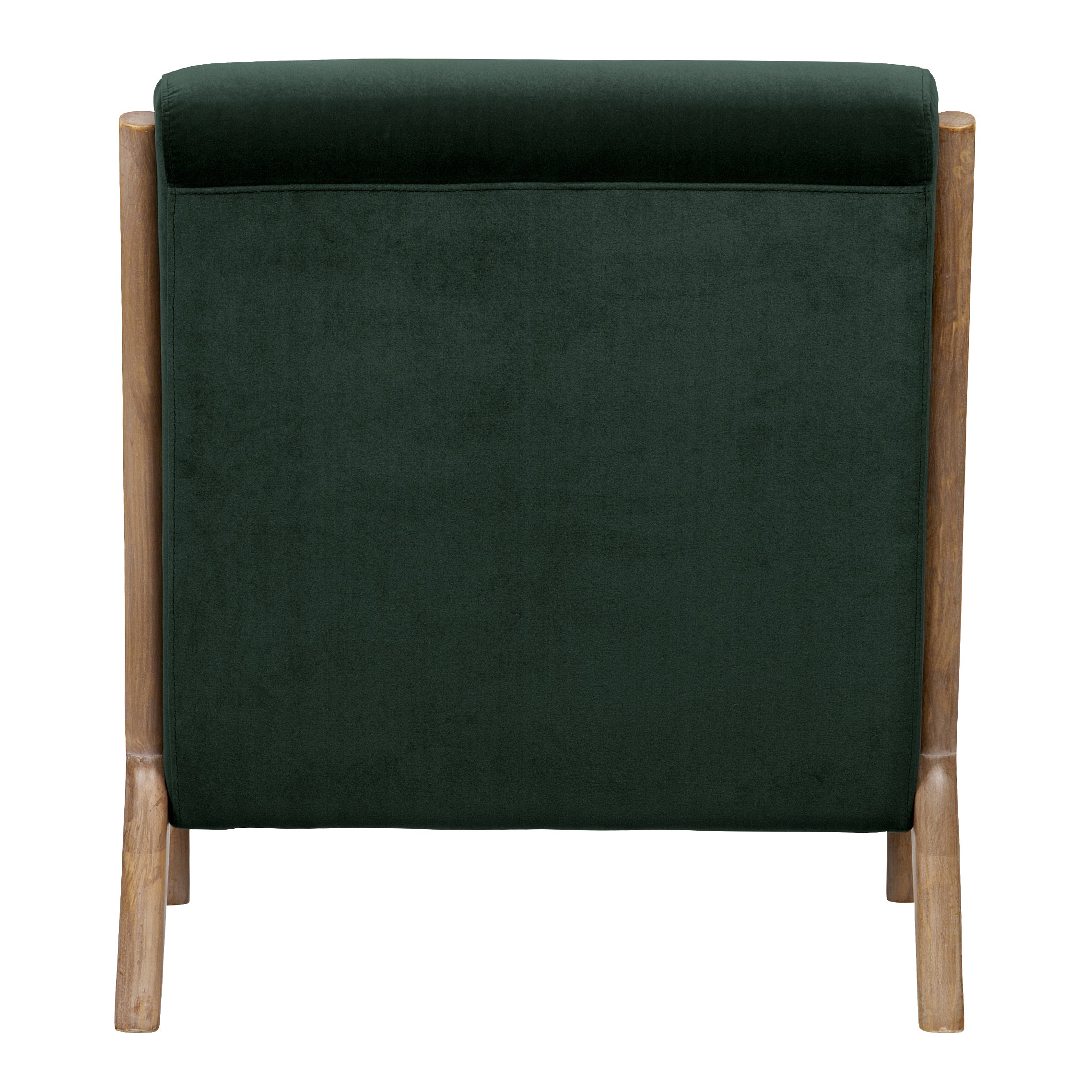 Woood Mark Fauteuil - Fluweel Flesgroen