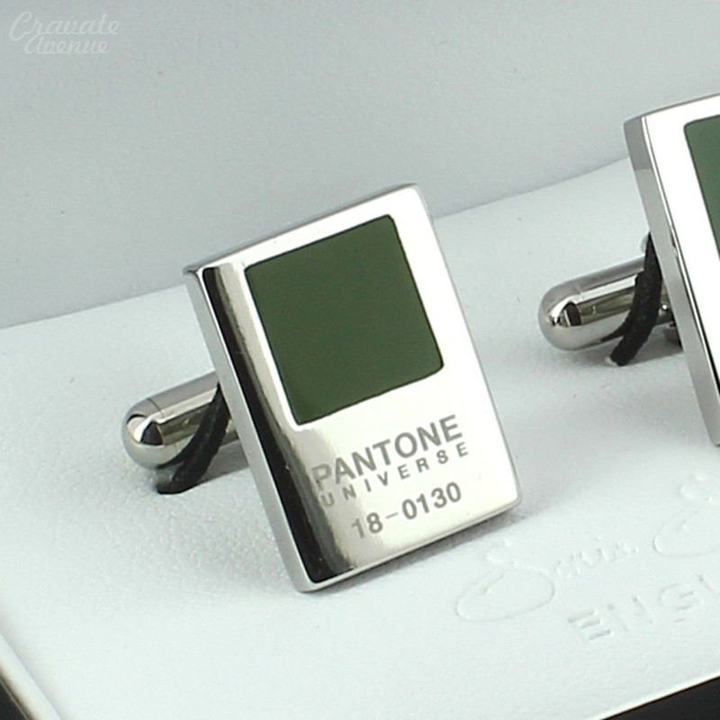 Boutons de manchette, Pantone Cactus