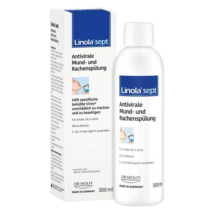 Linola sept Mund- und Rachenspülung, 300 ml