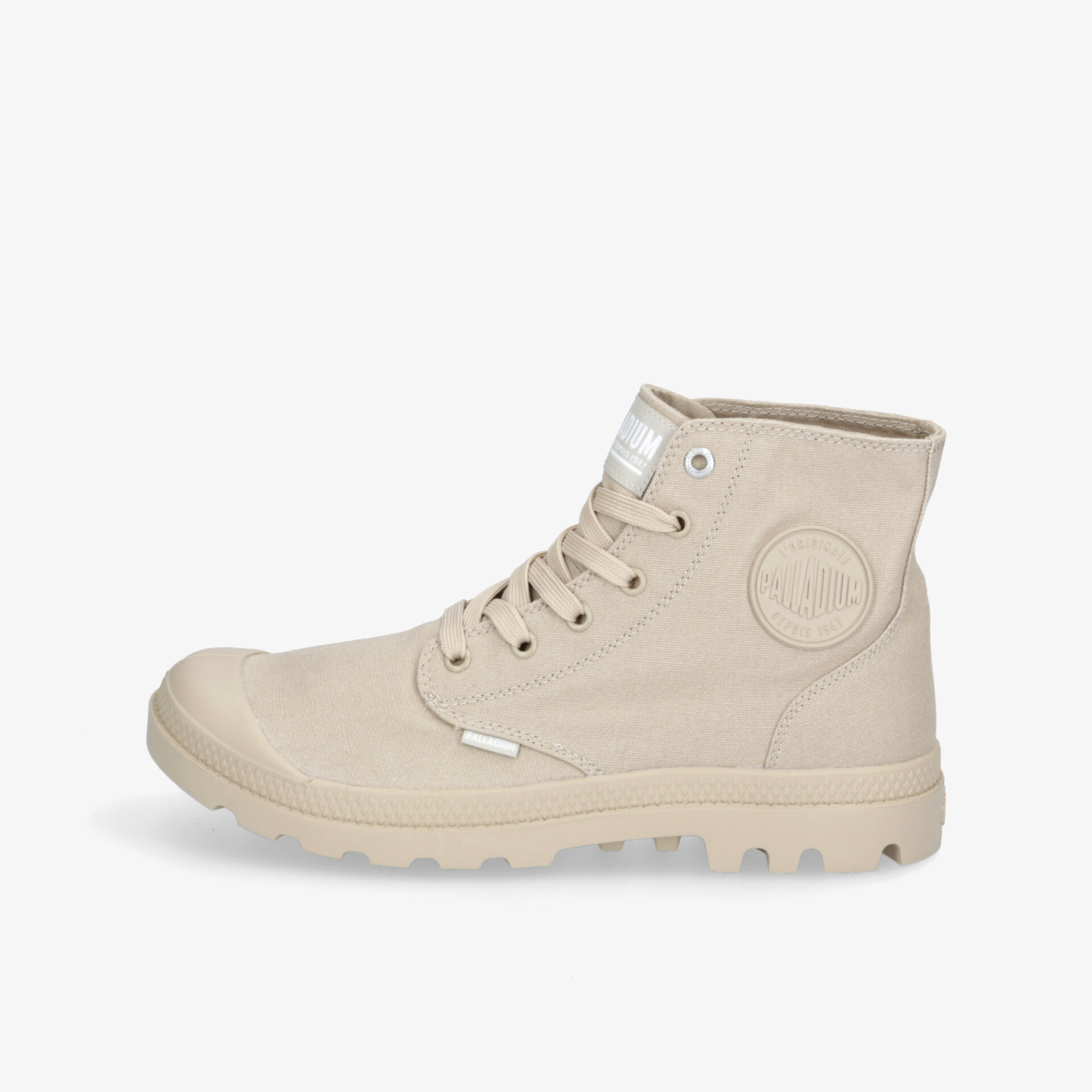 PALLADIUM MONO CHROME Herren Leinenschuhe beige